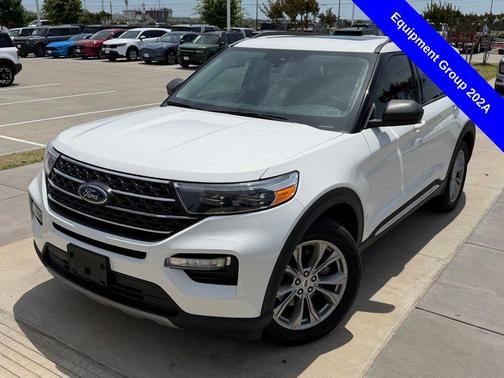White Metallic 2022 Ford Explorer XLT
