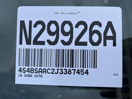 2018 Subaru Outback 2.5i