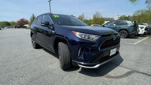 Blue Print w/Midnight Black Roof 2021 Toyota RAV4 Prime XSE