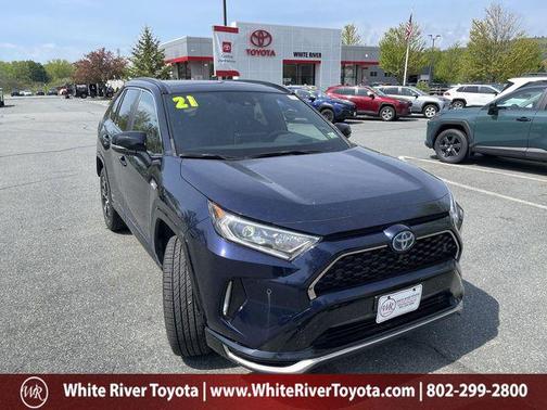 Blue Print w/Midnight Black Roof 2021 Toyota RAV4 Prime XSE