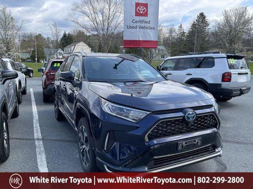 Blue Print w/Midnight Black Roof 2021 Toyota RAV4 Prime XSE