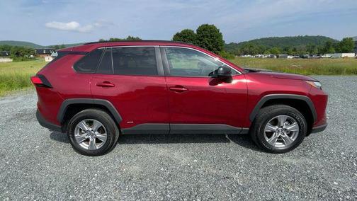 Ruby Flare Pearl 2025 Toyota RAV4 Hybrid LE