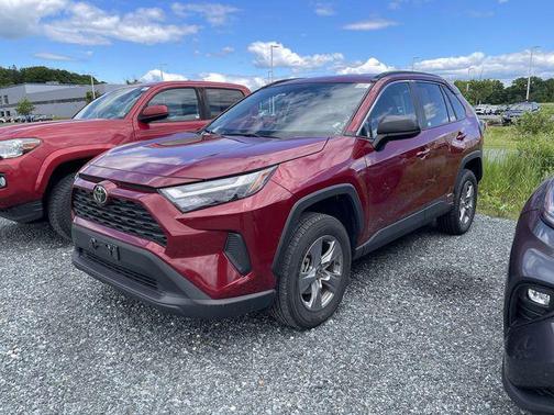 Ruby Flare Pearl 2025 Toyota RAV4 Hybrid LE