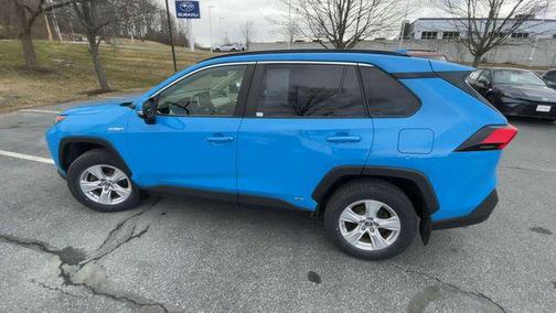 Blue 2019 Toyota RAV4 Hybrid XLE