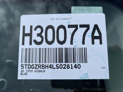 Moon Dust 2020 Toyota Highlander XLE