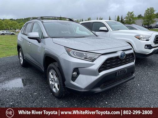 Silver Sky Metallic 2021 Toyota RAV4 Hybrid XLE
