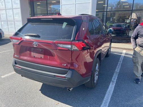 Ruby Flare Pearl 2025 Toyota RAV4 Hybrid LE