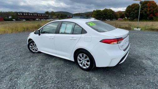 White 2022 Toyota Corolla LE
