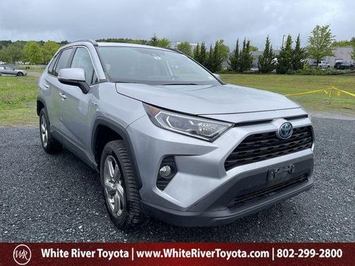 Silver Sky Metallic 2021 Toyota RAV4 Hybrid XLE Premium