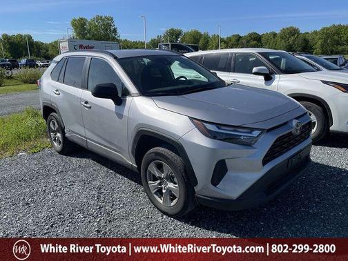 Silver Sky Metallic 2025 Toyota RAV4 Hybrid LE