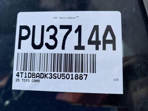 Heavy Metal 2025 Toyota Camry XSE