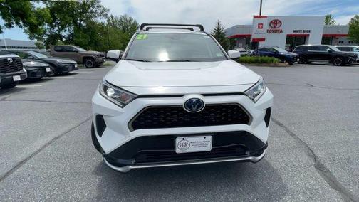 Super White 2021 Toyota RAV4 Prime SE