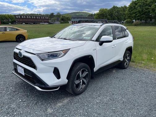 Super White 2021 Toyota RAV4 Prime SE