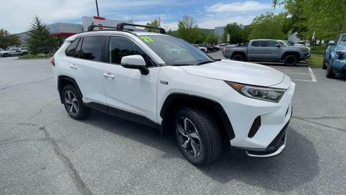 Super White 2021 Toyota RAV4 Prime SE