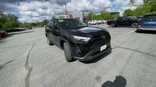 Midnight Black Metallic 2025 Toyota RAV4 Hybrid XLE