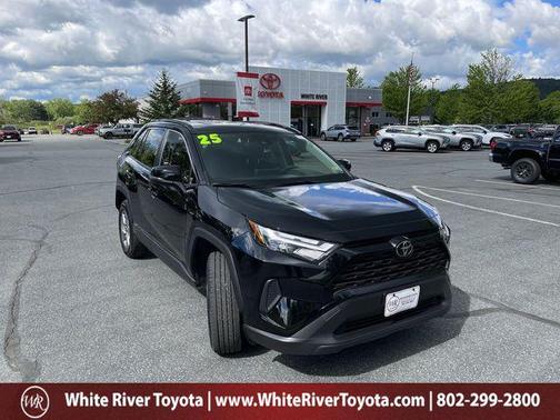Midnight Black Metallic 2025 Toyota RAV4 Hybrid XLE