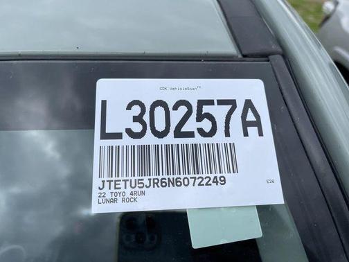 Lunar Rock 2022 Toyota 4Runner Trail Special Edition