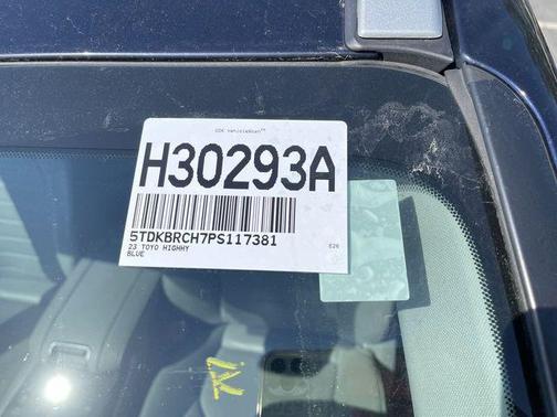 Blueprint 2023 Toyota Highlander Hybrid XLE