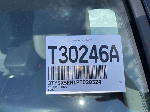 Black 2023 Toyota Tacoma SR
