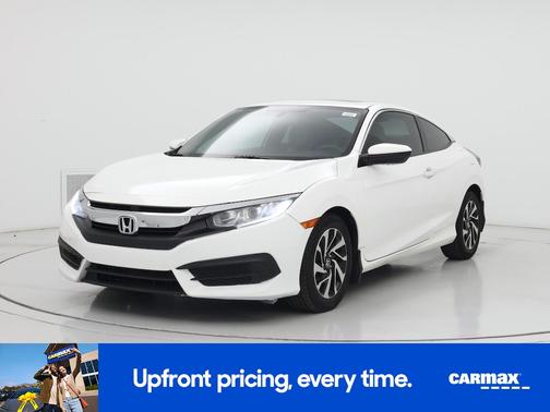 White 2018 Honda Civic LX-P