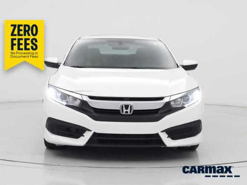 White 2018 Honda Civic LX-P