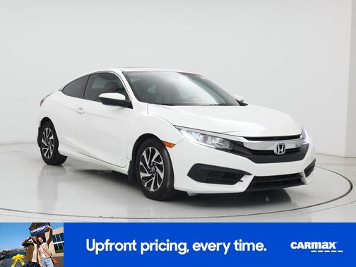 White 2018 Honda Civic LX-P