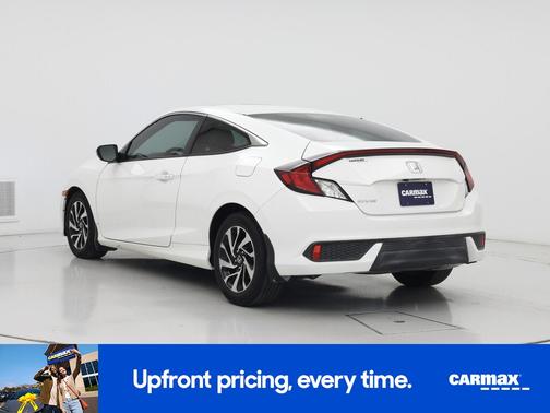 White 2018 Honda Civic LX-P