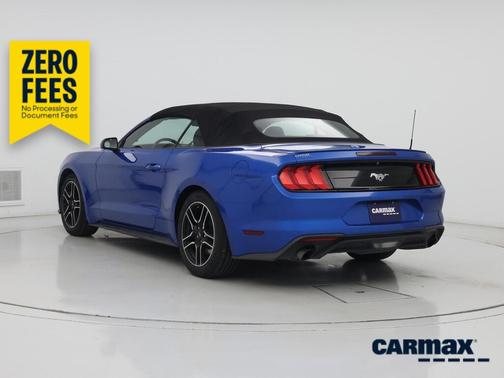 Blue 2021 Ford Mustang Ecoboost Premium