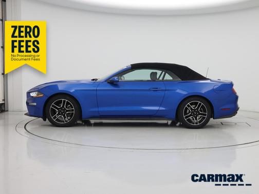 Blue 2021 Ford Mustang Ecoboost Premium