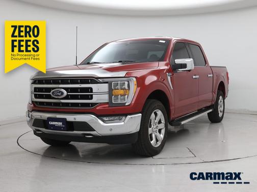 Red 2022 Ford F-150 Lariat