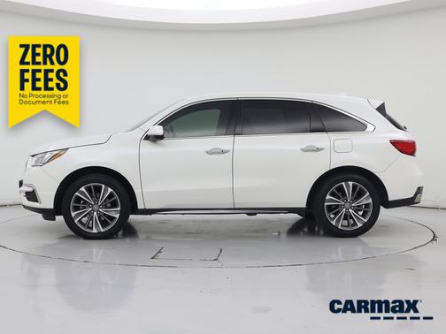 White 2018 Acura MDX