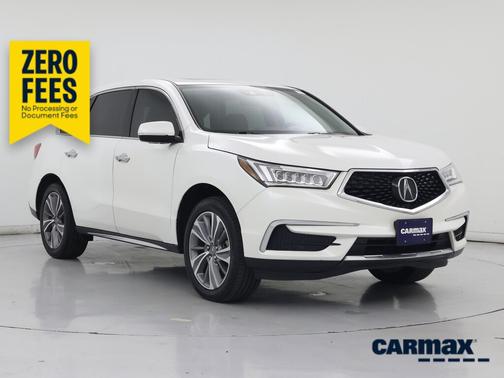 White 2018 Acura MDX