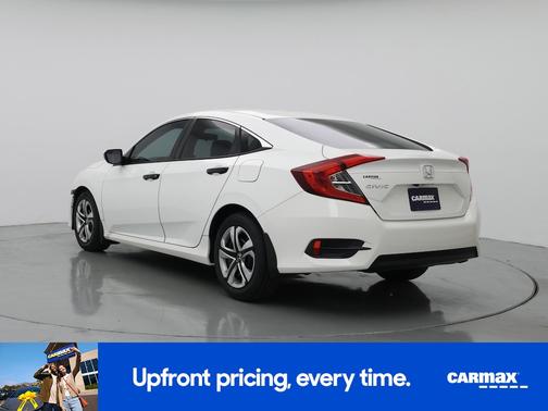 White 2016 Honda Civic LX