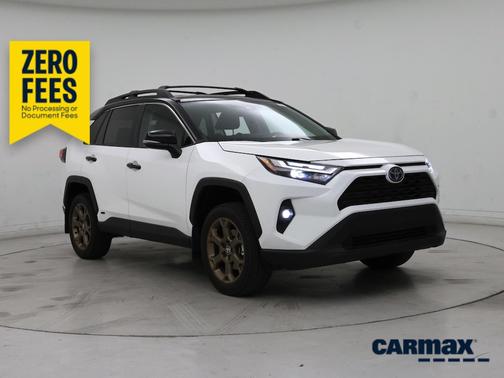 White 2024 Toyota RAV4 Hybrid Woodland Edition