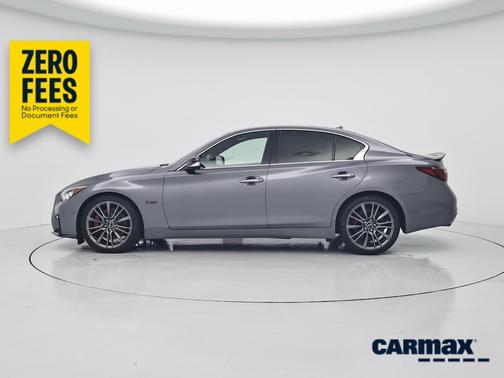 Gray 2018 INFINITI Q50 Red Sport 400