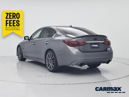 Gray 2018 INFINITI Q50 Red Sport 400