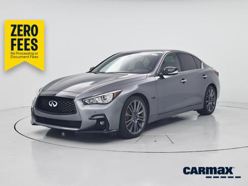 Gray 2018 INFINITI Q50 Red Sport 400