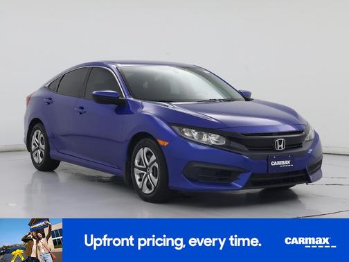 Blue 2016 Honda Civic LX