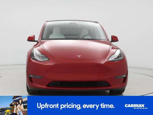 Red 2021 Tesla Model Y Performance