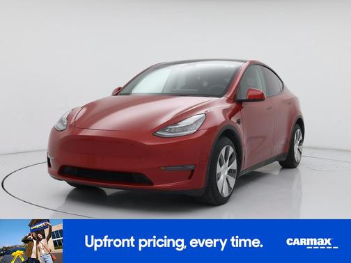 Red 2021 Tesla Model Y Long Range