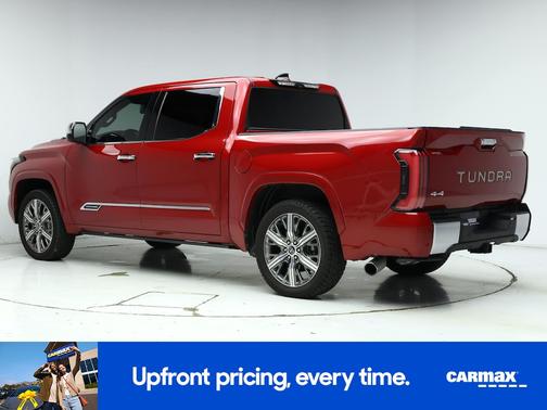 Red 2023 Toyota Tundra Hybrid Capstone