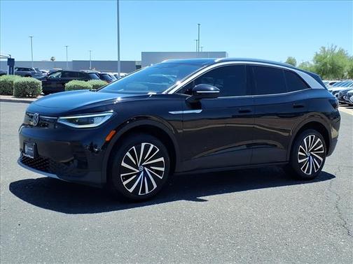 Deep Black Pearl 2023 Volkswagen ID.4 Pro S Plus w/ VW Sound
