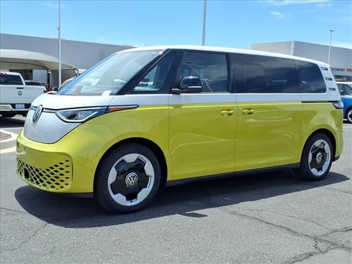 Pomelo Yellow W/Candy White Upper 2025 Volkswagen ID. Buzz Pro S Plus 4Motion