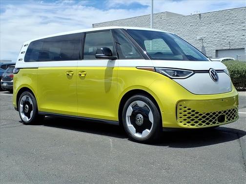 Pomelo Yellow W/Candy White Upper 2025 Volkswagen ID. Buzz Pro S Plus 4Motion