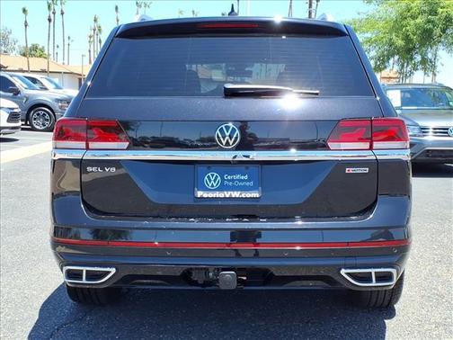 Black 2022 Volkswagen Atlas V6 SEL Premium R-Line 4Motion