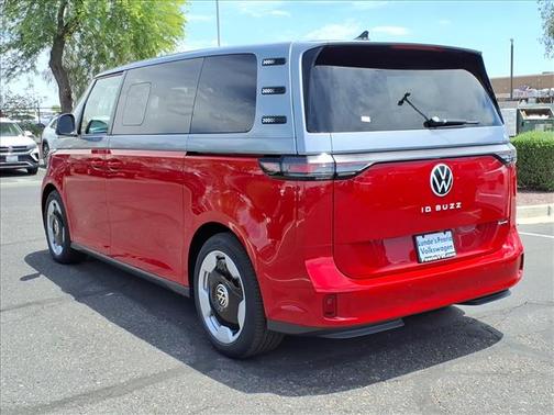 Cherry Red W/Metro Silver Upper 2025 Volkswagen ID. Buzz Pro S Plus 4Motion