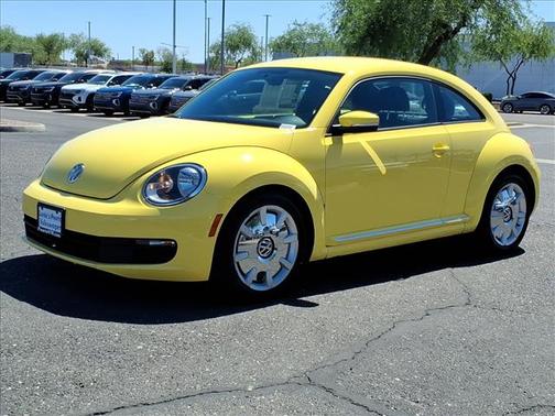 Yellow 2012 Volkswagen Beetle 2.5L