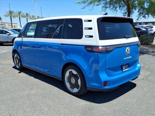 Cabana Blue W/ Candy White 2025 Volkswagen ID. Buzz Pro S Plus