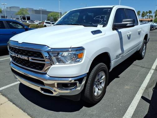 White 2022 RAM 1500 Big Horn/Lone Star