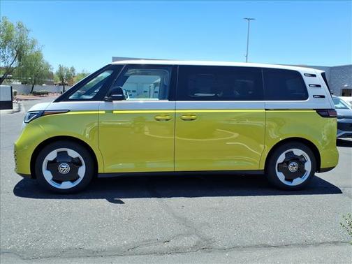 Pomelo Yellow W/Candy White Upper 2025 Volkswagen ID. Buzz Pro S Plus 4Motion